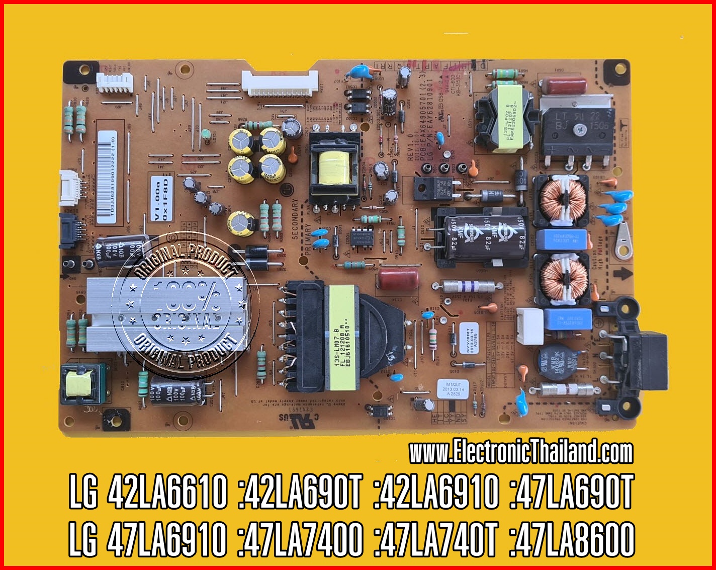 Power Supply LG 42LA6610 :42LA690T :42LA6910 :47LA690T :47LA6910 :47LA7400 :47LA740T :47LA8600 :EAX64905702(1.3) :EAY62810902: EAY62810901