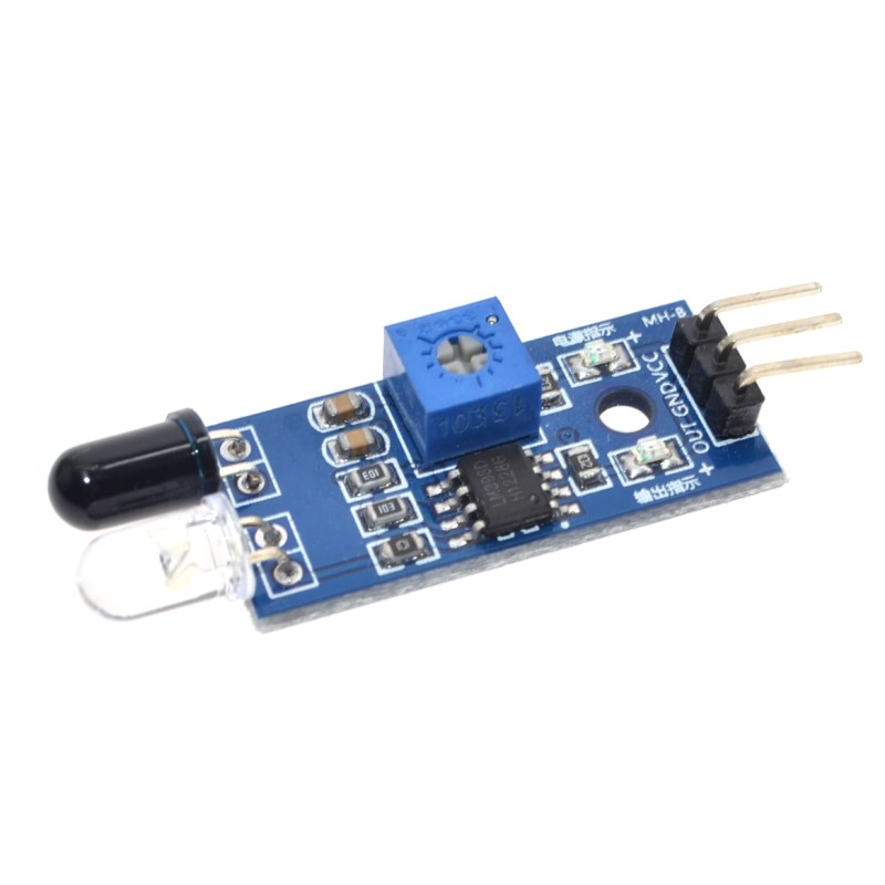 โมดูลอินฟราเรดหลีกเลี่ยงสิ่งกิีดขวาง Smart Electronics New for Arduino Diy Smart Car Robot Reflective Photoelectric 3pin IR Infrared Obstacle Avoidance Sensor Module