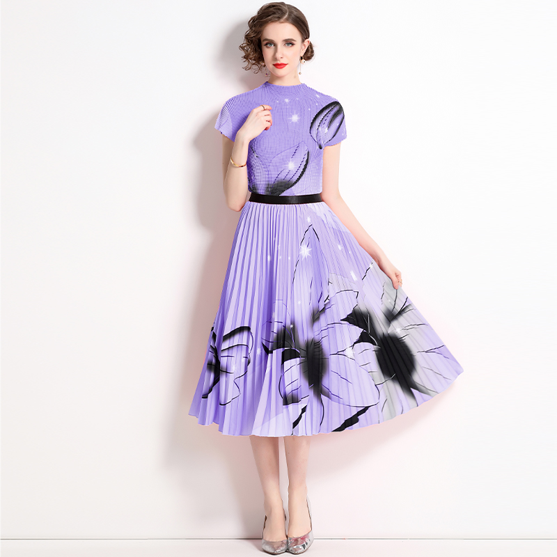 ชุดเดรสยาวสวยๆ ชุดเดรสยาวใส่สบาย ใส่ทำงาน มีขนาดS M L XL 2XL