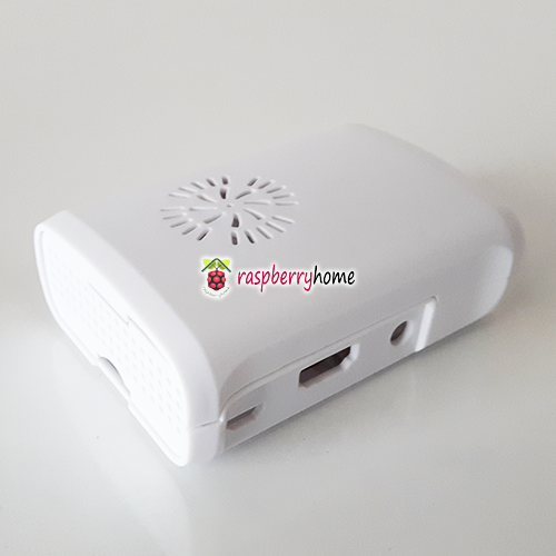 Raspberry Pi 3 Case Cover Shell Enclosure Box สีขาว พร้อมพัดลมและ Heat Sink