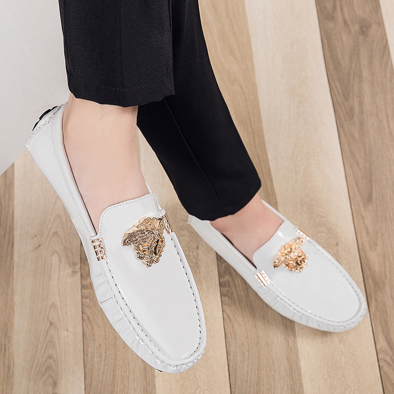 รองเท้าหนังผู้ชาย มีไซส์39-44 รองเท้าโลฟเฟอร์ชาย Slip-On Shoes มีขนาด39-44