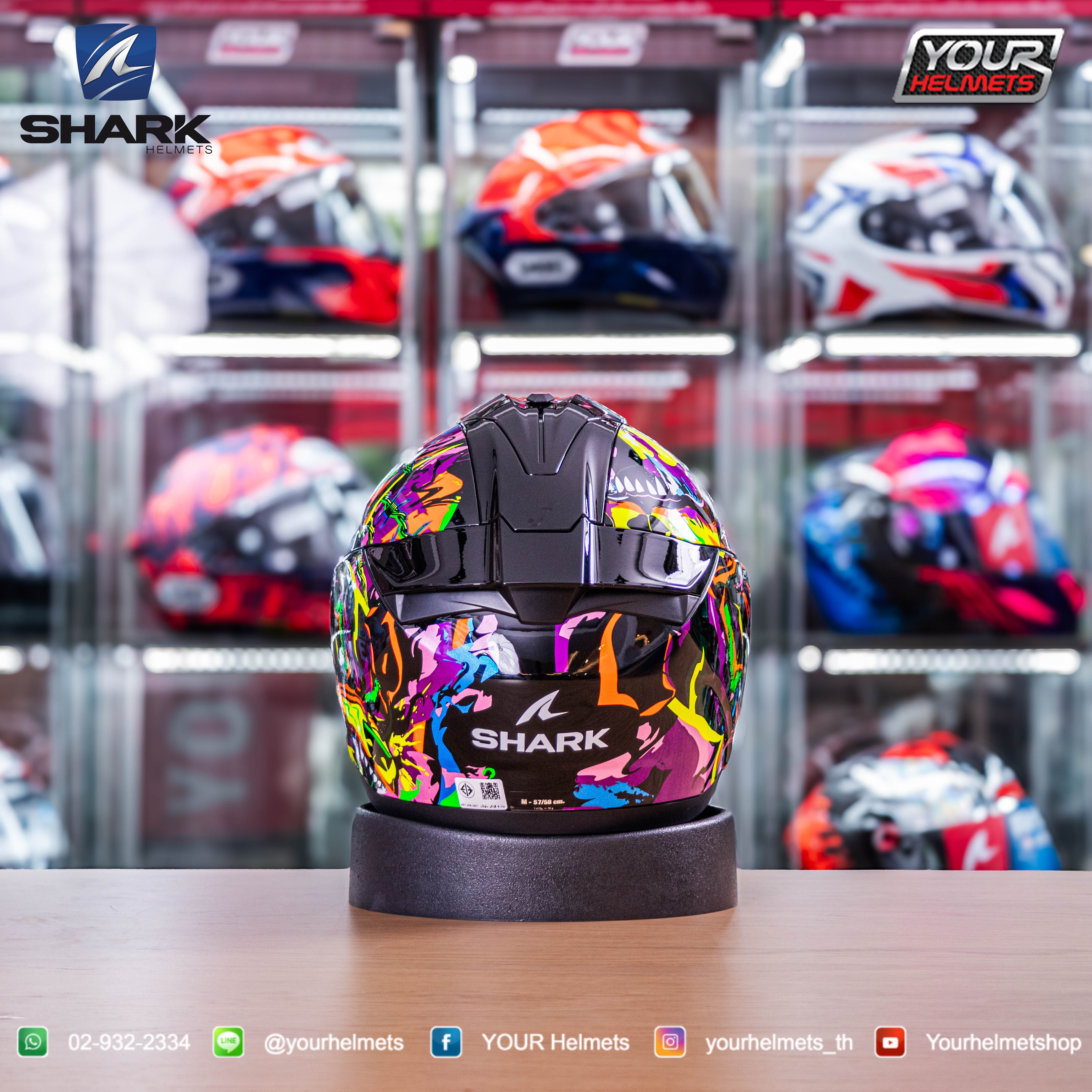 หมวกกันน็อค SHARK HELMETS รุ่น RIDILL 2