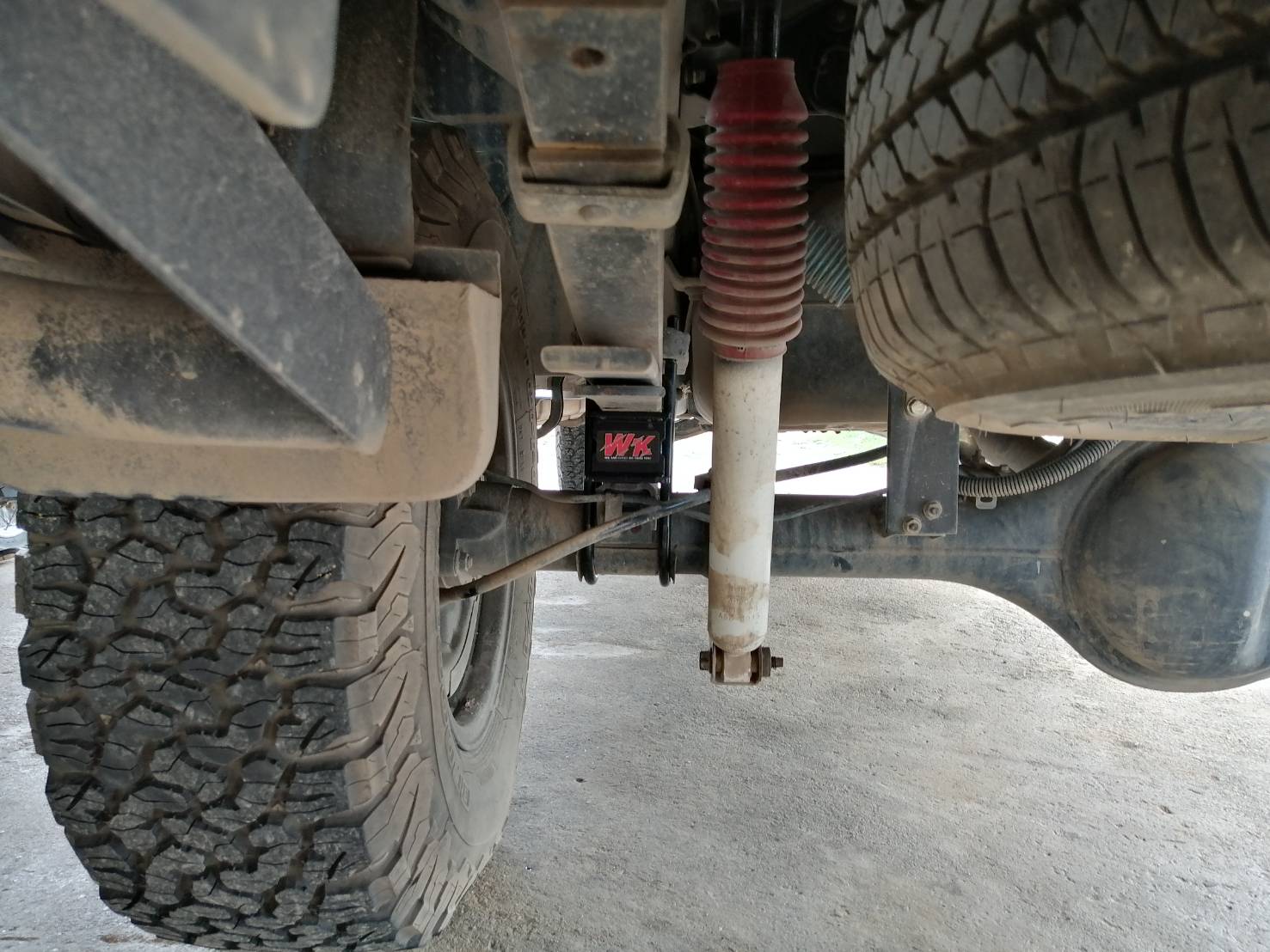 #ก้อนรองเพลาหลังปรับองศา WK #หนา 2.0 นิ้ว