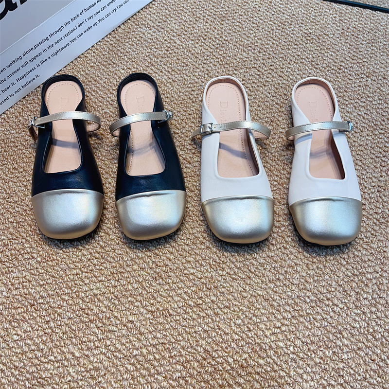 รองเท้าคัทชูผู้หญิงส้นเตี้ย ใส่สบาย มีขนาด35-40