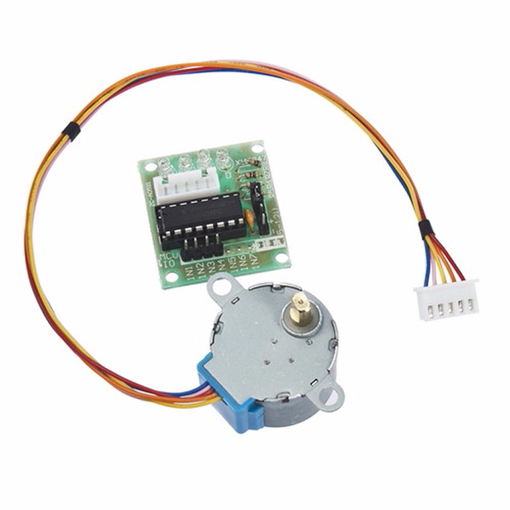 สเตปมอเตอร์พร้อมบอร์ดควบคุม 28BYJ-48 5V 4-phase Stepper Motor+ Driver Board ULN2003 1 x Stepper motor + 1x ULN2003 Driver board