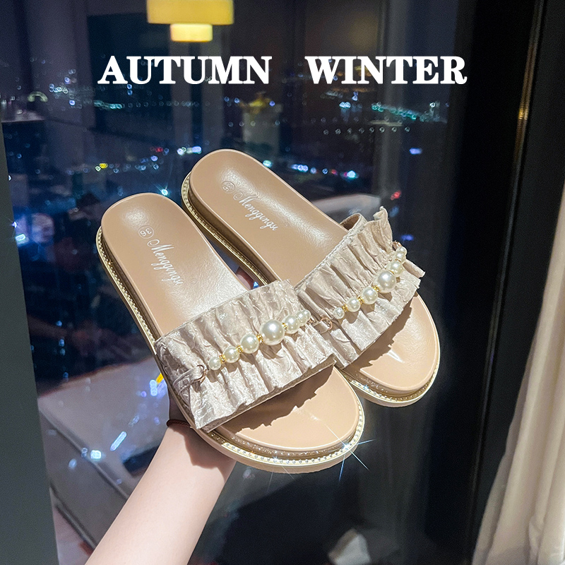 รองเท้าแตะผู้หญิงส้นเตี้ย ใส่สบาย มีขนาด35-43