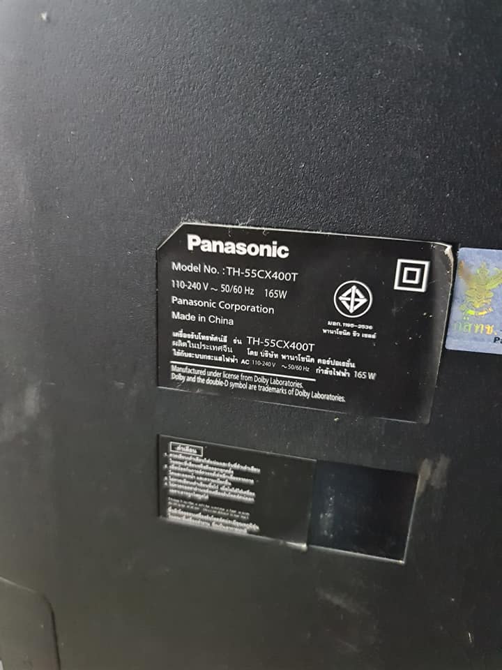 Main Board Panasonic (เมนบอร์ด พานาโซนิค) TH-55CX400T : 40-51TIK2-MAB4HG