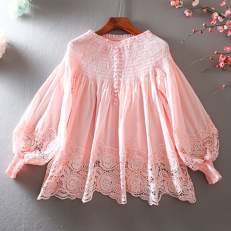 เสื้อลินิน เสื้อผ้าฝ้ายลินิน เสื้อเชิ้ตผ้าลินิน ปักลายสวยๆด้วยด้าย สไตล์VINTAGE