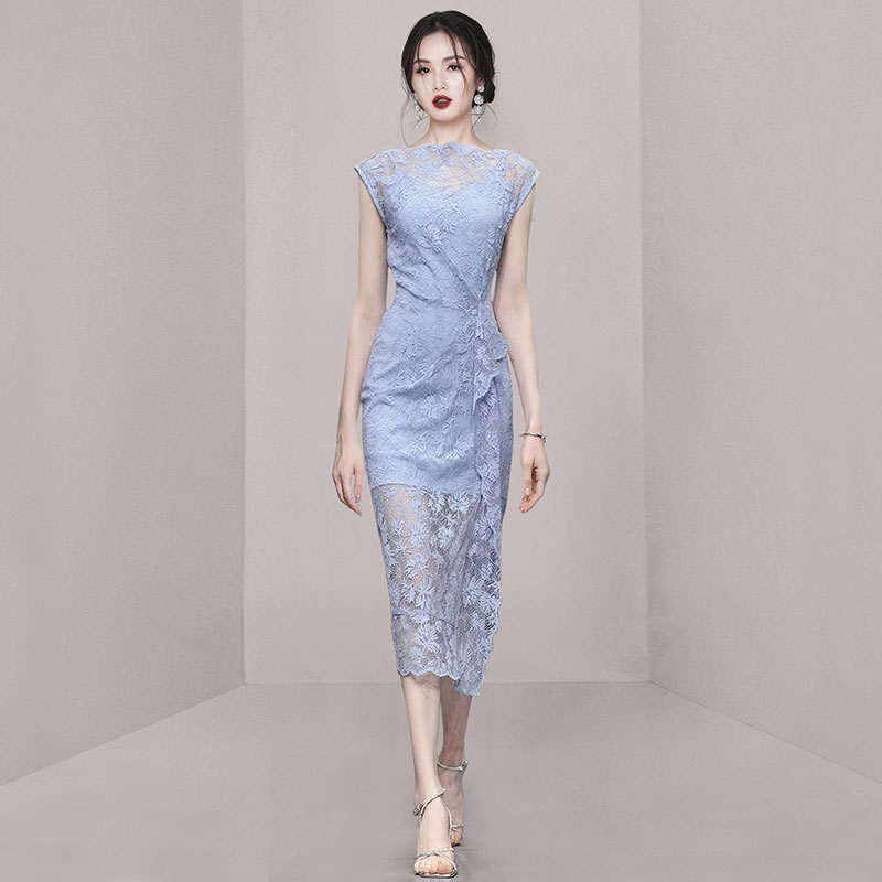 ชุดเดรสยาวสวยๆ สไตล์เกาหลี มีขนาด S M L XL สนใจทักแชท