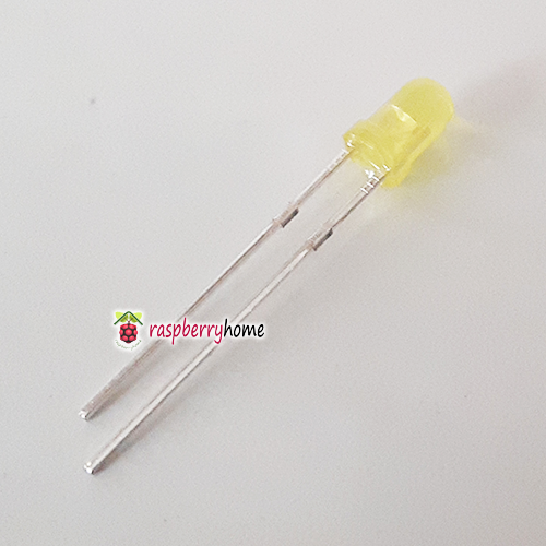 LED เหลือง ขนาด 3 ม.ม. จำนวน 5 ดวง