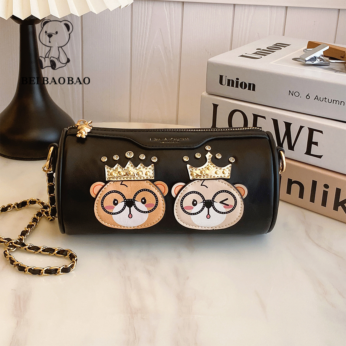 กระเป๋าผู้หญิงสวยๆ กระเป๋าสะพายข้างผู้หญิง กระเป๋าแบรนด์ BEAR BAG กระเป๋าหมีสุดคิ้ว!