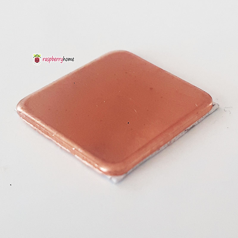 ซิงค์ระบายความร้อนทองแดง Copper Heat Sink Cooling Raspberry Pi 3 B หรือ B+ จำนวน 1 ชิ้น