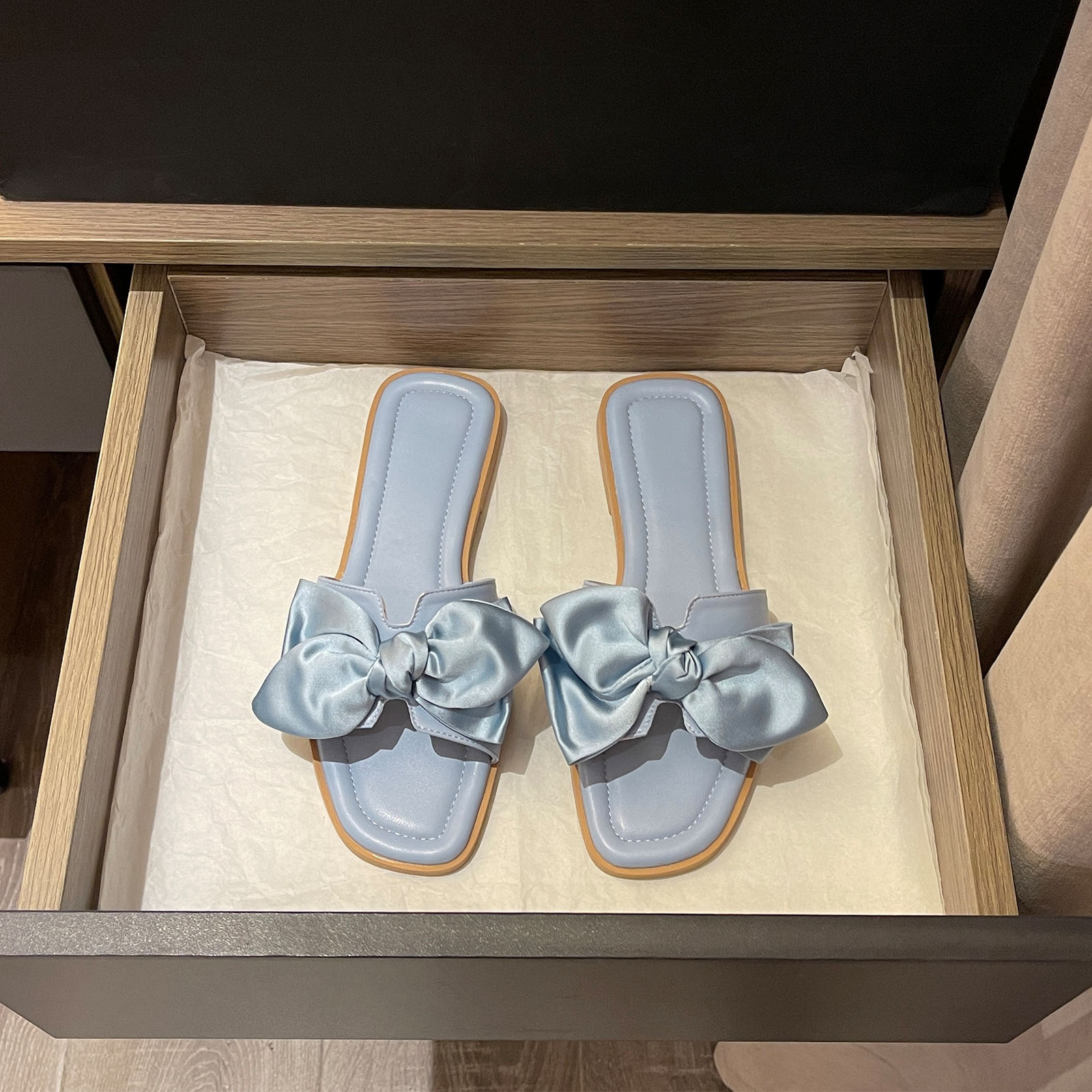 รองเท้าแตะผู้หญิงส้นเตี้ย ใส่สบาย มีขนาด35-43