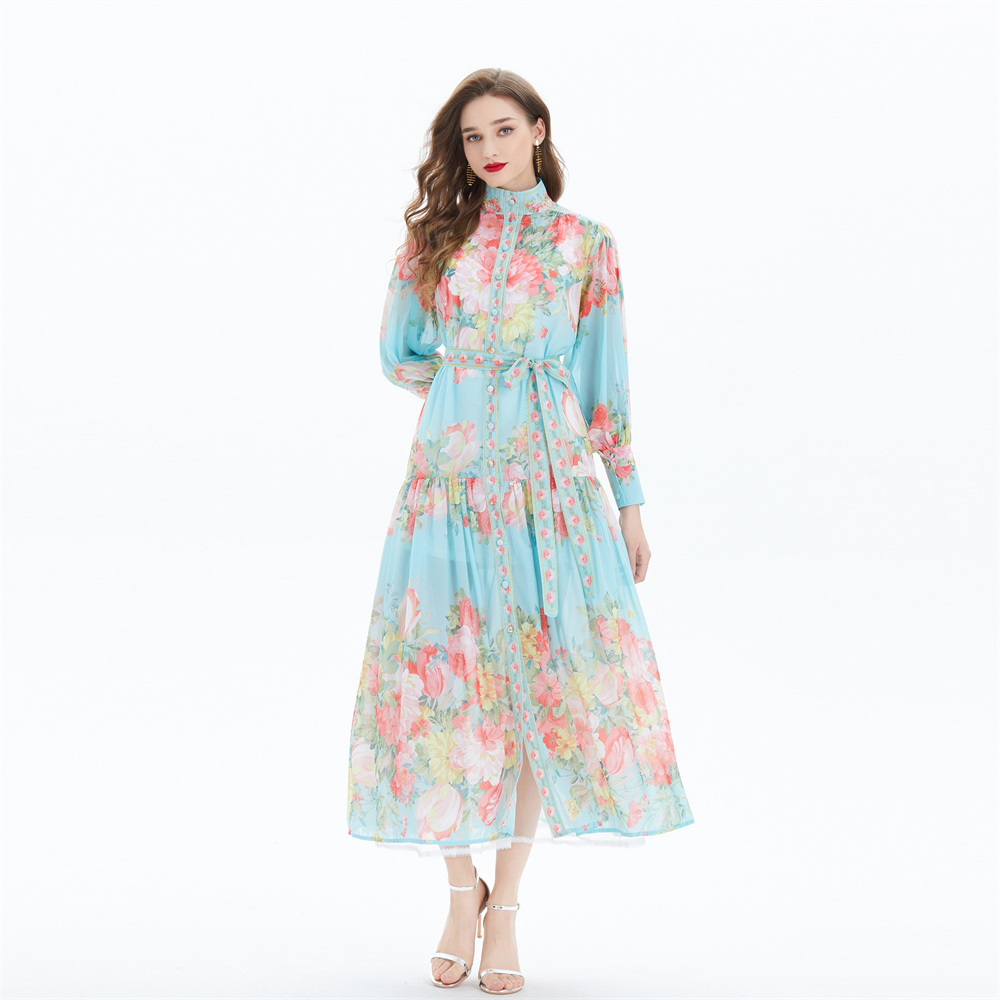 ชุดเดรสยาวสวยๆ ชุดเดรสยาวใส่สบาย ใส่ทำงาน มีขนาดS M L XL 2XL