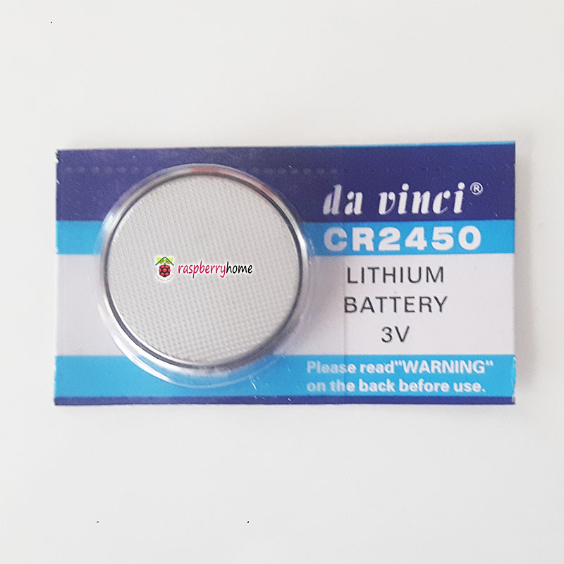 ถ่านกระดุม CR2450 ขนาด 3V ขนาด 25.4 ม.ม. หนา 4.5 ม.ม. สำหรับ Xiaomi Sensors
