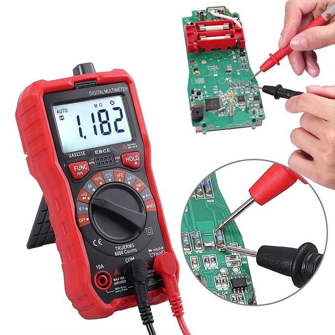 Digital Multimeter UYIGAO มัลติมิเตอร์ดิจิตอล มหาเทพ 10 สำหรับช่างมืออาชีพ