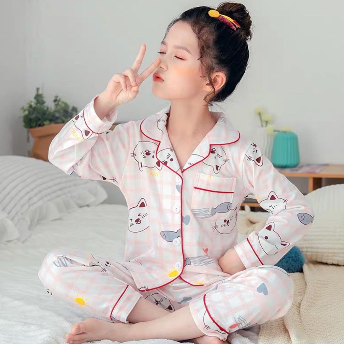 ชุดนอนเด็กชาย แขนยาว พร้อมส่ง