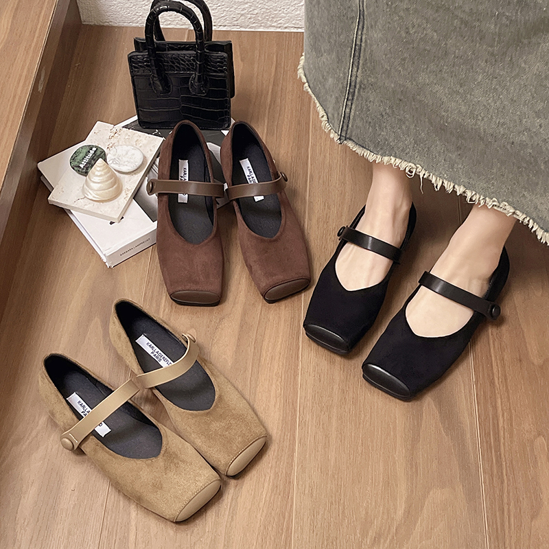 รองเท้าคัทชูผู้หญิงส้นเตี้ย ใส่สบาย มีขนาด35-40