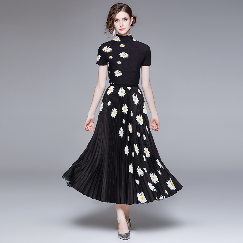 ชุดเดรสยาวสวยๆ ชุดเดรสยาวใส่สบาย ใส่ทำงาน มีขนาดS M L XL 2XL