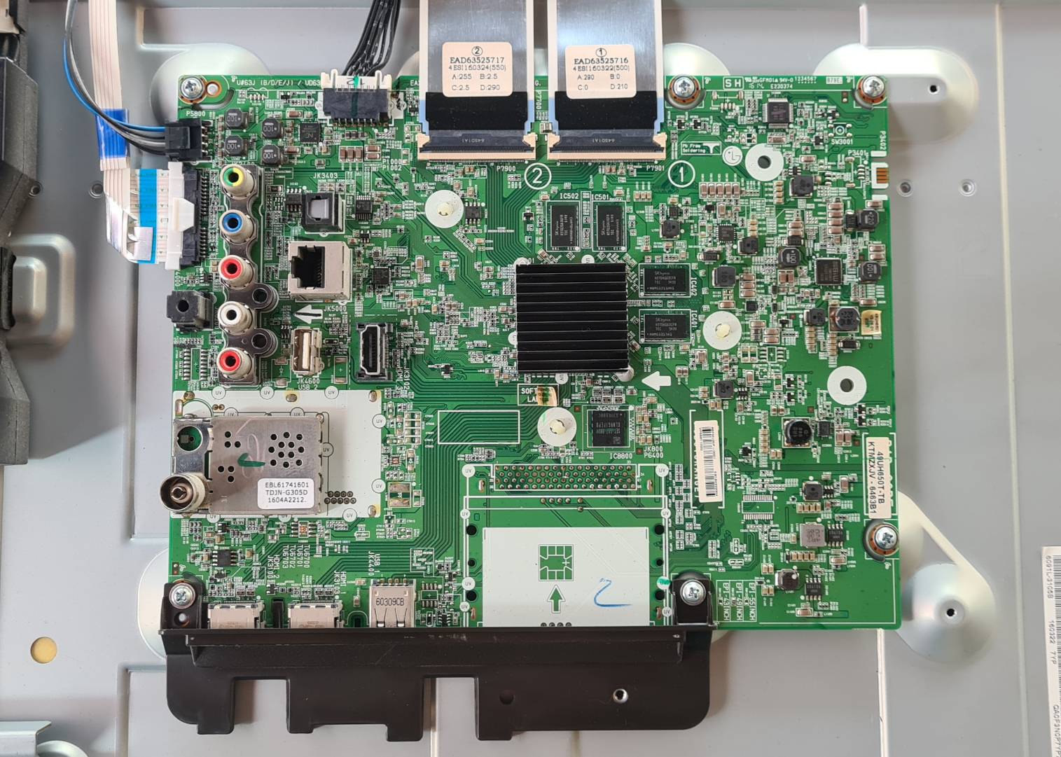 Main Board LG 43UH650T :49UH650T : EAX66804605(1.1) สายแพคู่ (ใน)