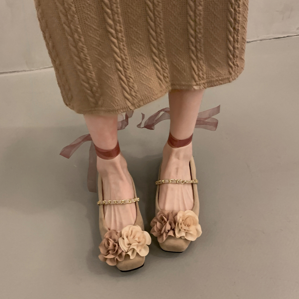 รองเท้าคัทชูผู้หญิงส้นเตี้ย ใส่สบาย มีขนาด35-40