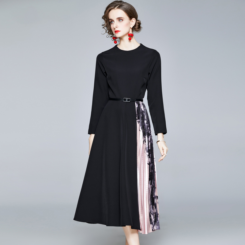 ชุดเดรสยาวสวยๆ ชุดเดรสยาวใส่สบาย ใส่ทำงาน มีขนาดS M L XL 2XL