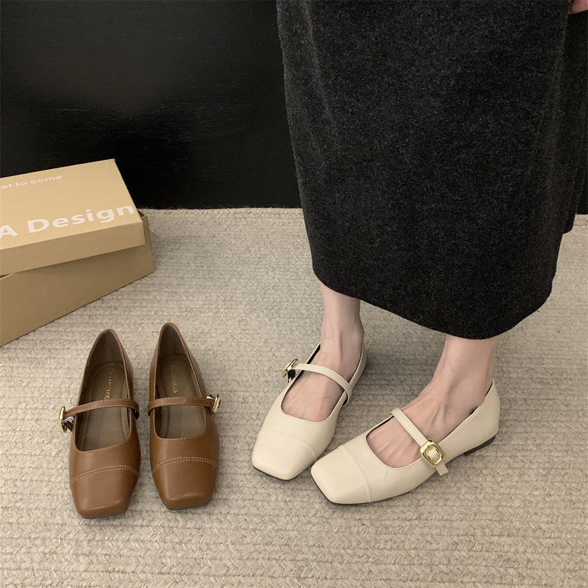รองเท้าคัทชูผู้หญิงส้นเตี้ย ใส่สบาย มีขนาด35-43
