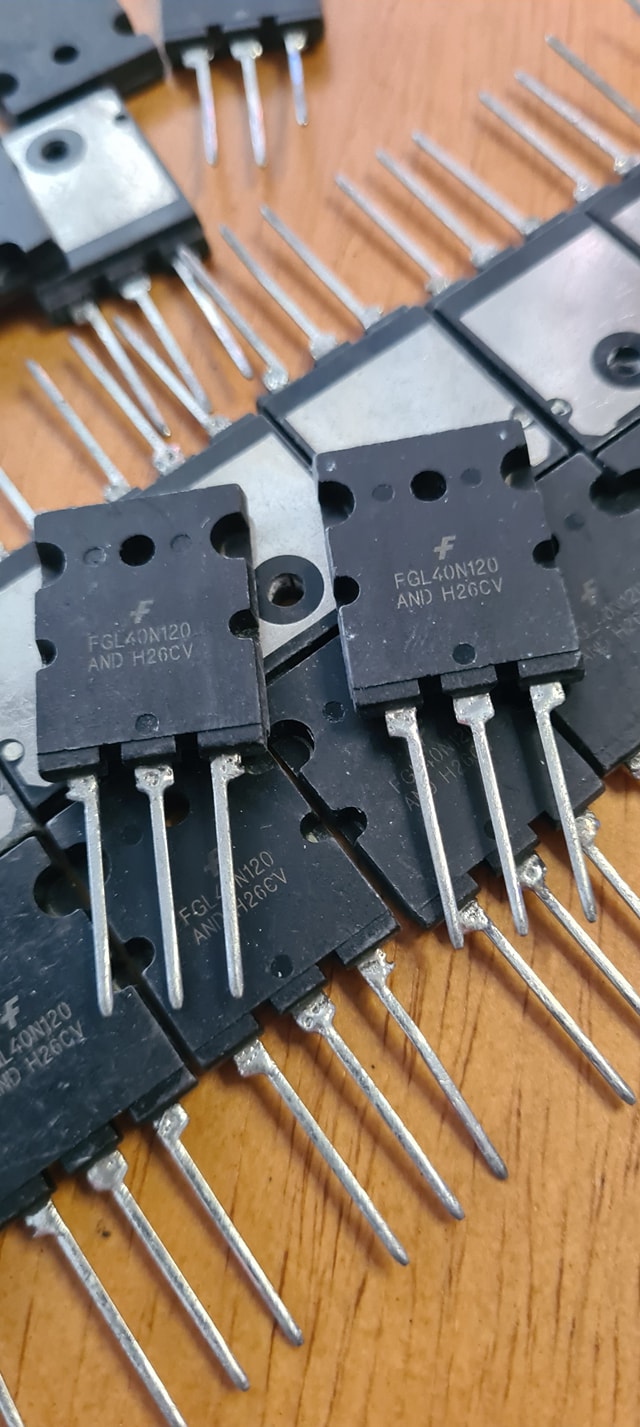 FGL40N120AND IGBT 40A 1200V สำหรับซ่อม เครื่องเชื่อมไฟฟ้า ระบบอินเวอร์เตอร์ เตาแม่เหล็กไฟฟ้า