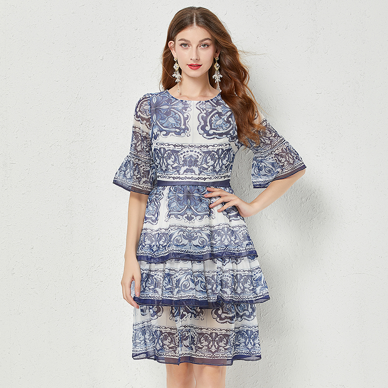 ชุดเดรสยาวสวยๆ ชุดเดรสยาวใส่สบาย ใส่ทำงาน มีขนาดS M L XL 2XL