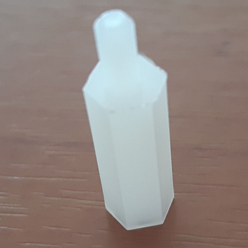 ไนลอนสเปสเซอร์ ผู้-เมีย หกเหลี่ยม ขนาด M3 ยาว 15 ม.ม. Plastic PC Male to Female M3x15mm Hex Nylon Standoff Spacer