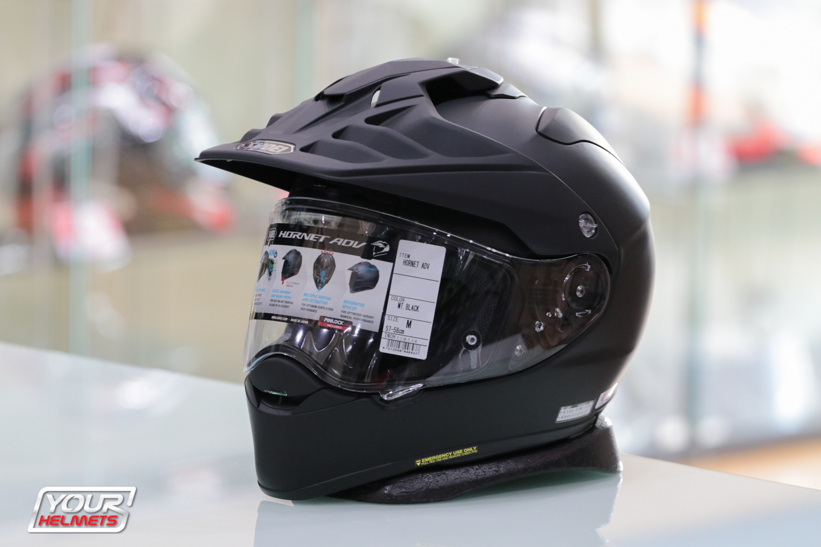 หมวกกันน็อค SHOEI Helmet HORNET X2 MATTE BLACK