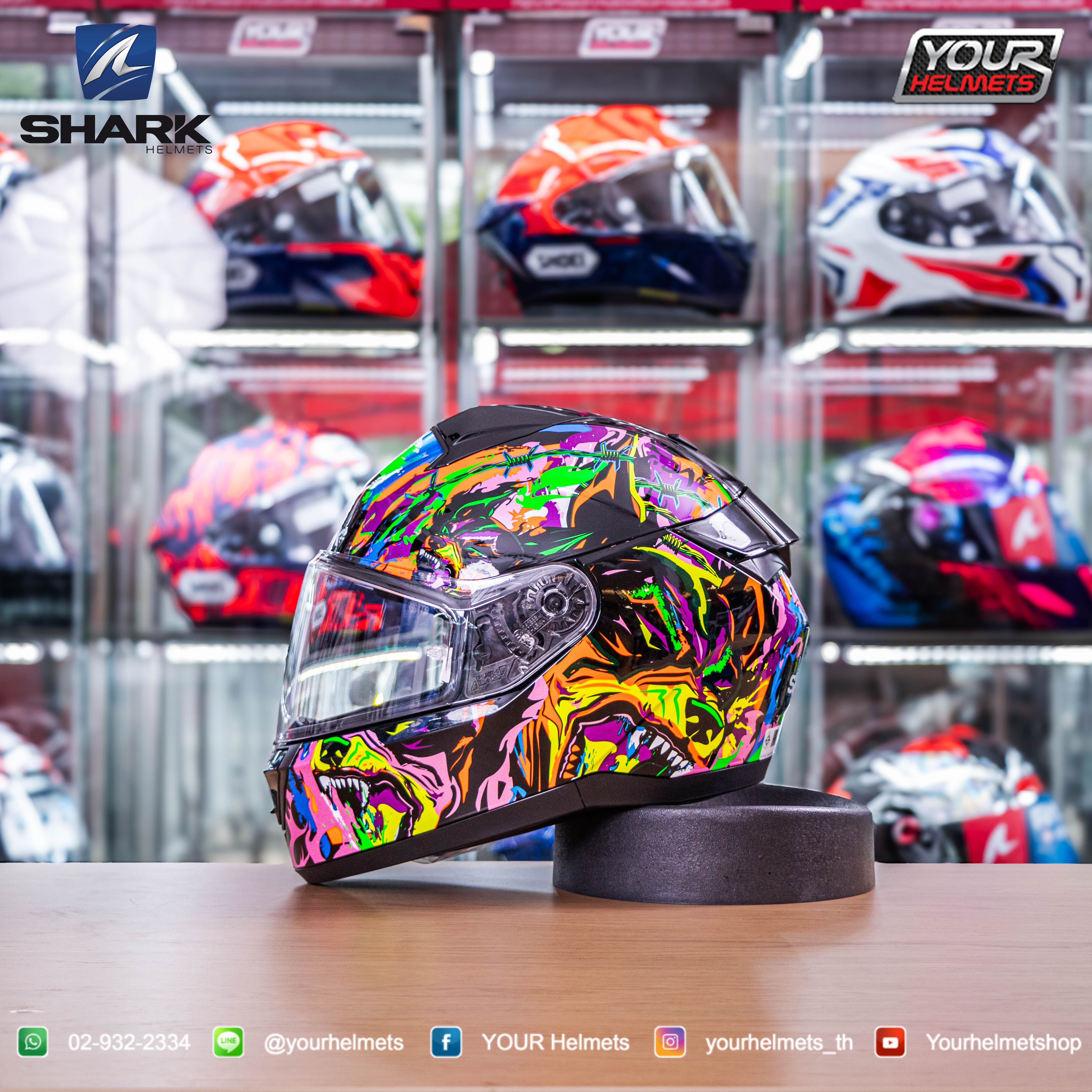 หมวกกันน็อค SHARK HELMETS รุ่น RIDILL 2