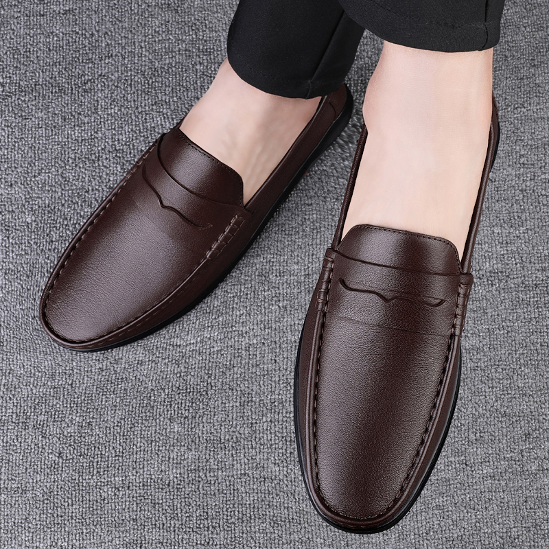 รองเท้าหนังผู้ชาย มีไซส์39-44 รองเท้าโลฟเฟอร์ชาย Slip-On Shoes มีขนาด39-44