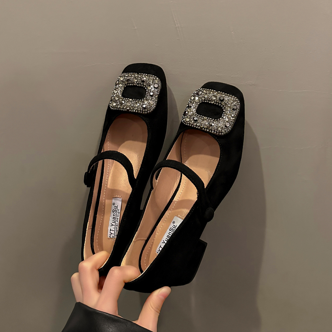 รองเท้าคัทชูผู้หญิงส้นเตี้ย ใส่สบาย มีขนาด35-40