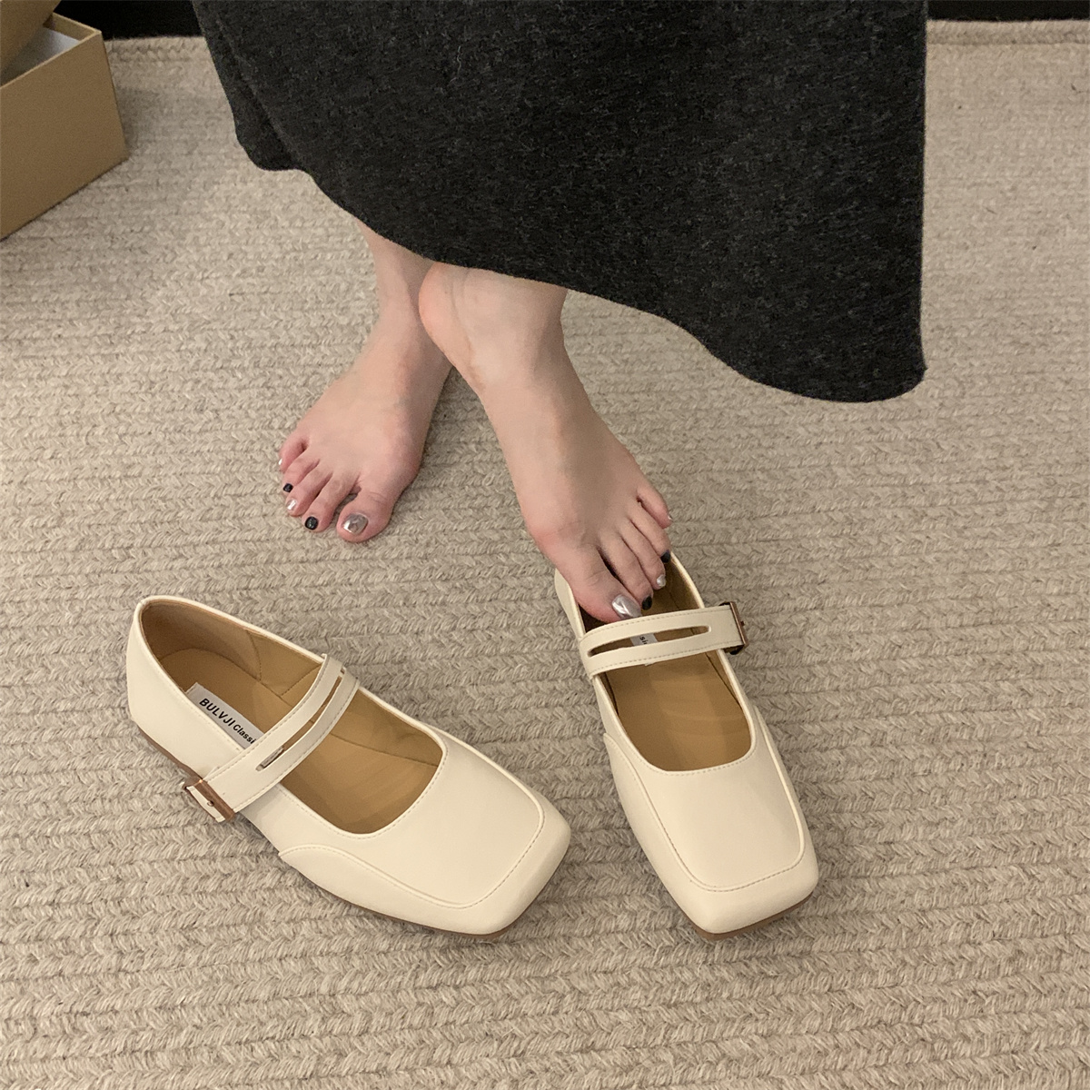 รองเท้าคัทชูผู้หญิงส้นเตี้ย ใส่สบาย มีขนาด35-43