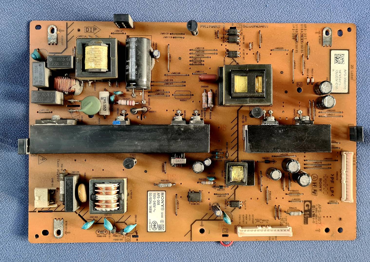 Board Power Supply Sony 1-884-864-11 รุ่น KLV-42EX410