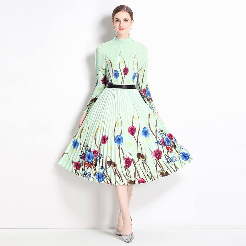 ชุดเดรสยาวสวยๆ ชุดเดรสยาวใส่สบาย ใส่ทำงาน มีขนาดS M L XL 2XL