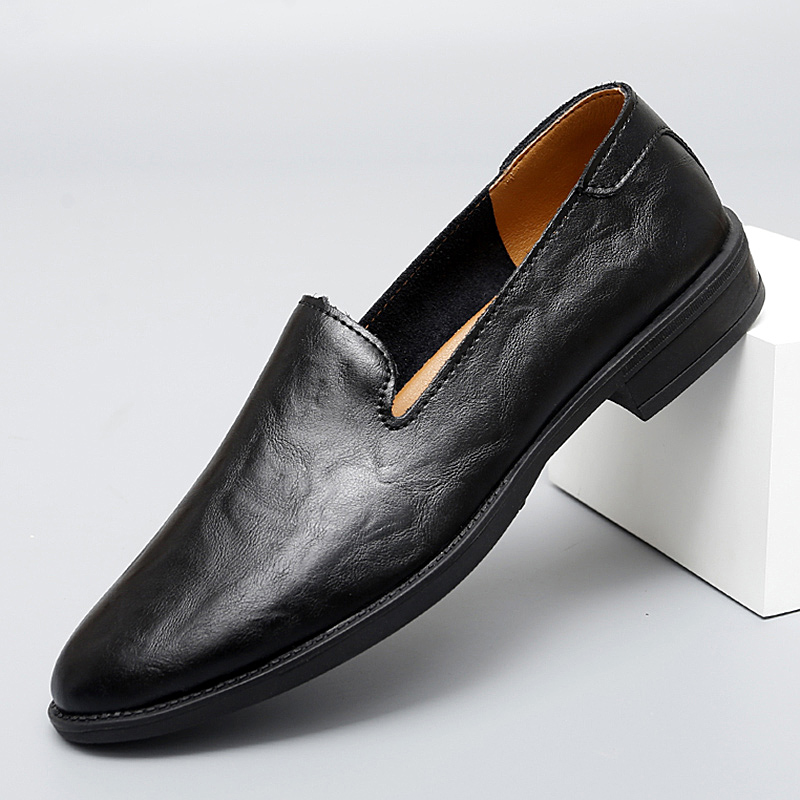 รองเท้าหนังผู้ชาย มีไซส์39-44 รองเท้าโลฟเฟอร์ชาย Slip-On Shoes มีขนาด39-44
