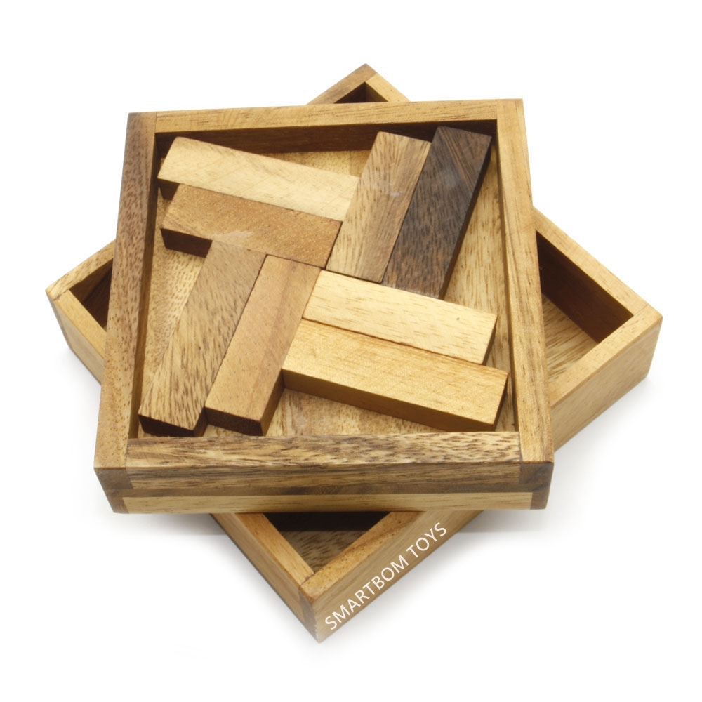 4T Puzzle ของเล่นไม้เสริมทักษะ เกมส์ไม้ฝึกสมอง ของเล่นเสริมพัฒนาการ