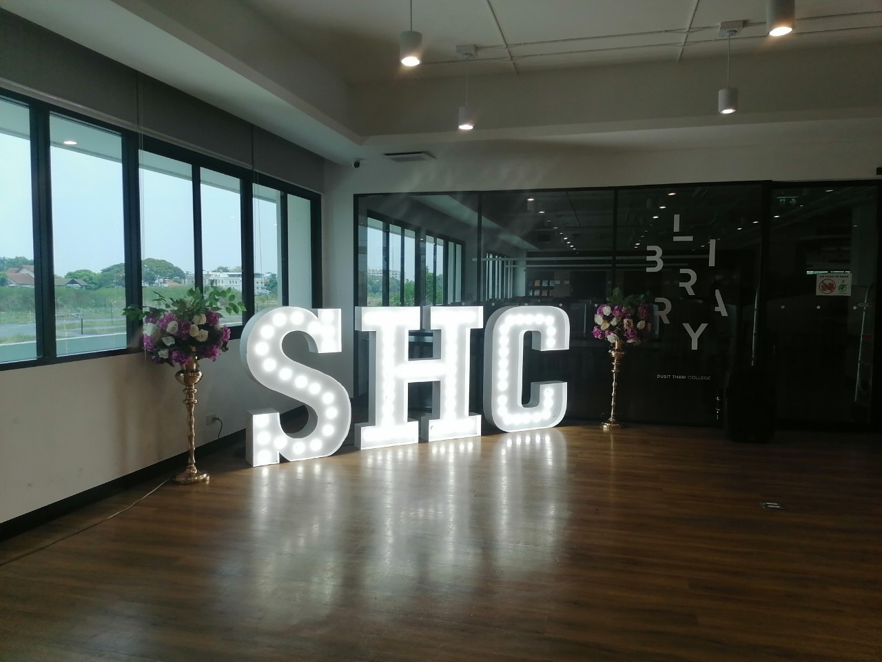 อักษรไฟปิงปอง SHC สูง120 cm
