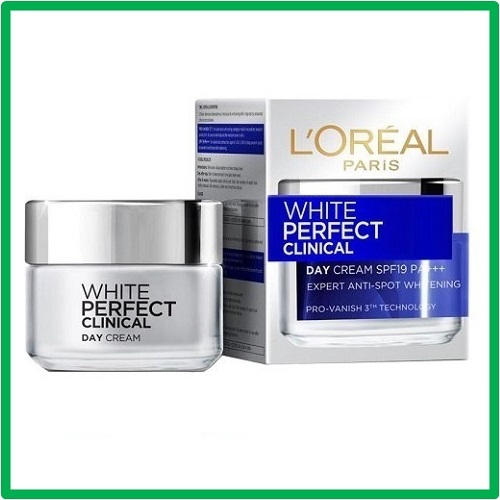 ลอรีอัล ไวท์ เพอร์เฟ็คท์ คลีนิคอล เดย์ + ไนท์ ครีม 50มล LOreal White Perfect Clinical Day + Night 50ml.