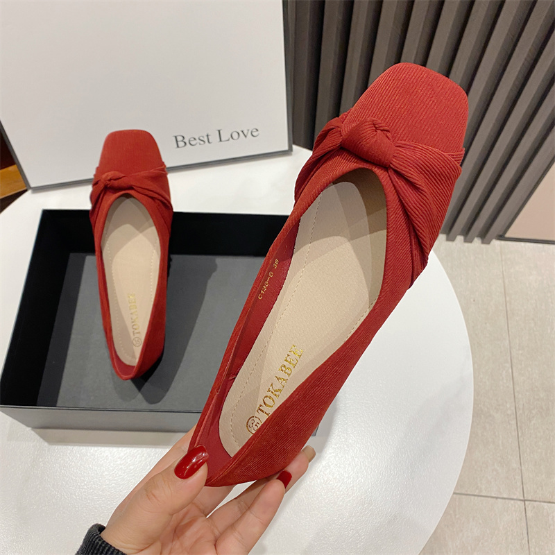 รองเท้าคัทชูผู้หญิงส้นเตี้ย ใส่สบาย มีขนาด35-40