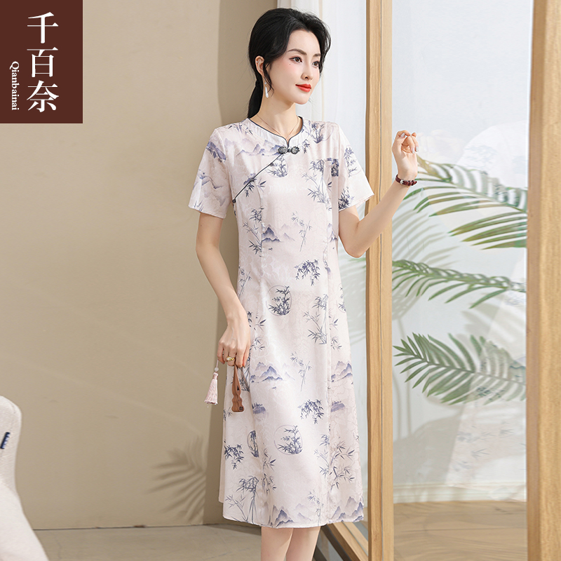 เสื้อผ้าผู้สูงอายุหญิง แฟชั่น เสื้อผ้าผู้หญิงวัย 60 มีขนาด XL-4XL