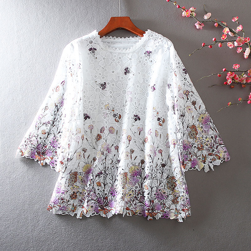เสื้อลินิน เสื้อผ้าฝ้ายลินิน เสื้อเชิ้ตผ้าลินิน ปักลายสวยๆด้วยด้าย สไตล์VINTAGE