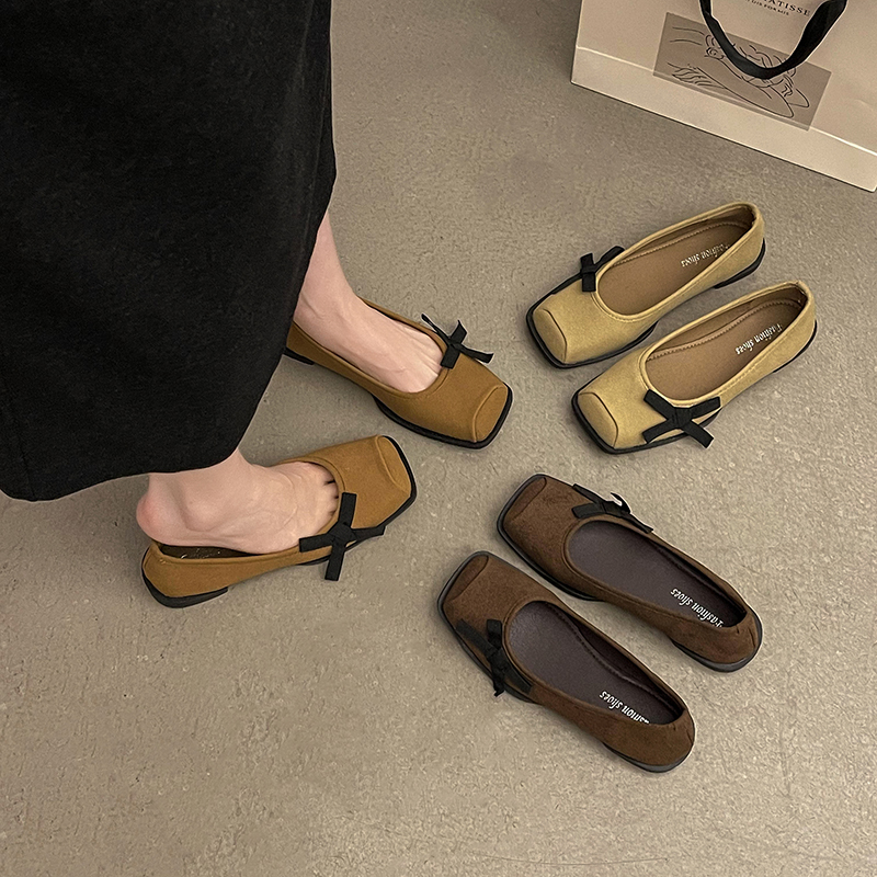 รองเท้าคัทชูผู้หญิงส้นเตี้ย ใส่สบาย มีขนาด35-40
