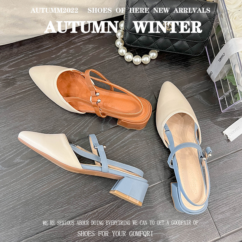 รองเท้าคัทชูผู้หญิงส้นเตี้ย ใส่สบาย มีขนาด35-43