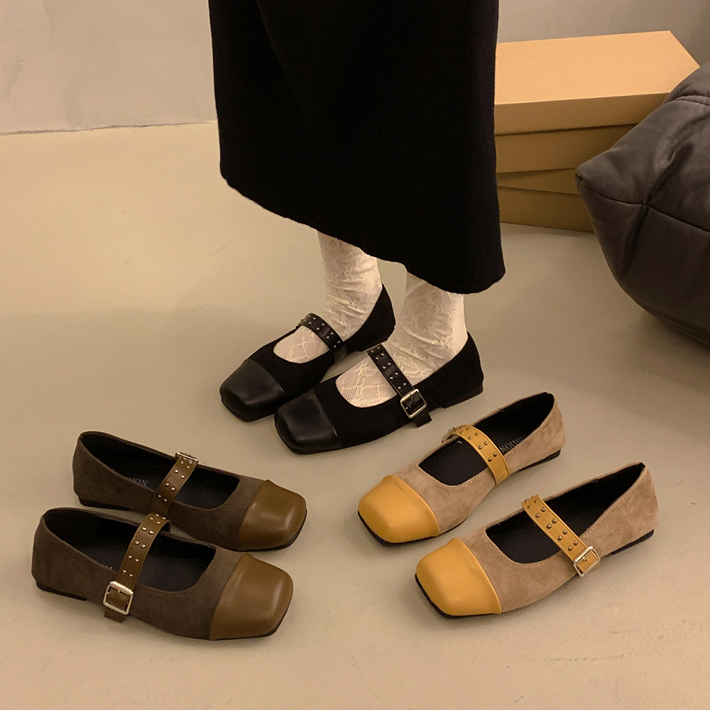 รองเท้าคัทชูผู้หญิงส้นเตี้ย ใส่สบาย มีขนาด35-40