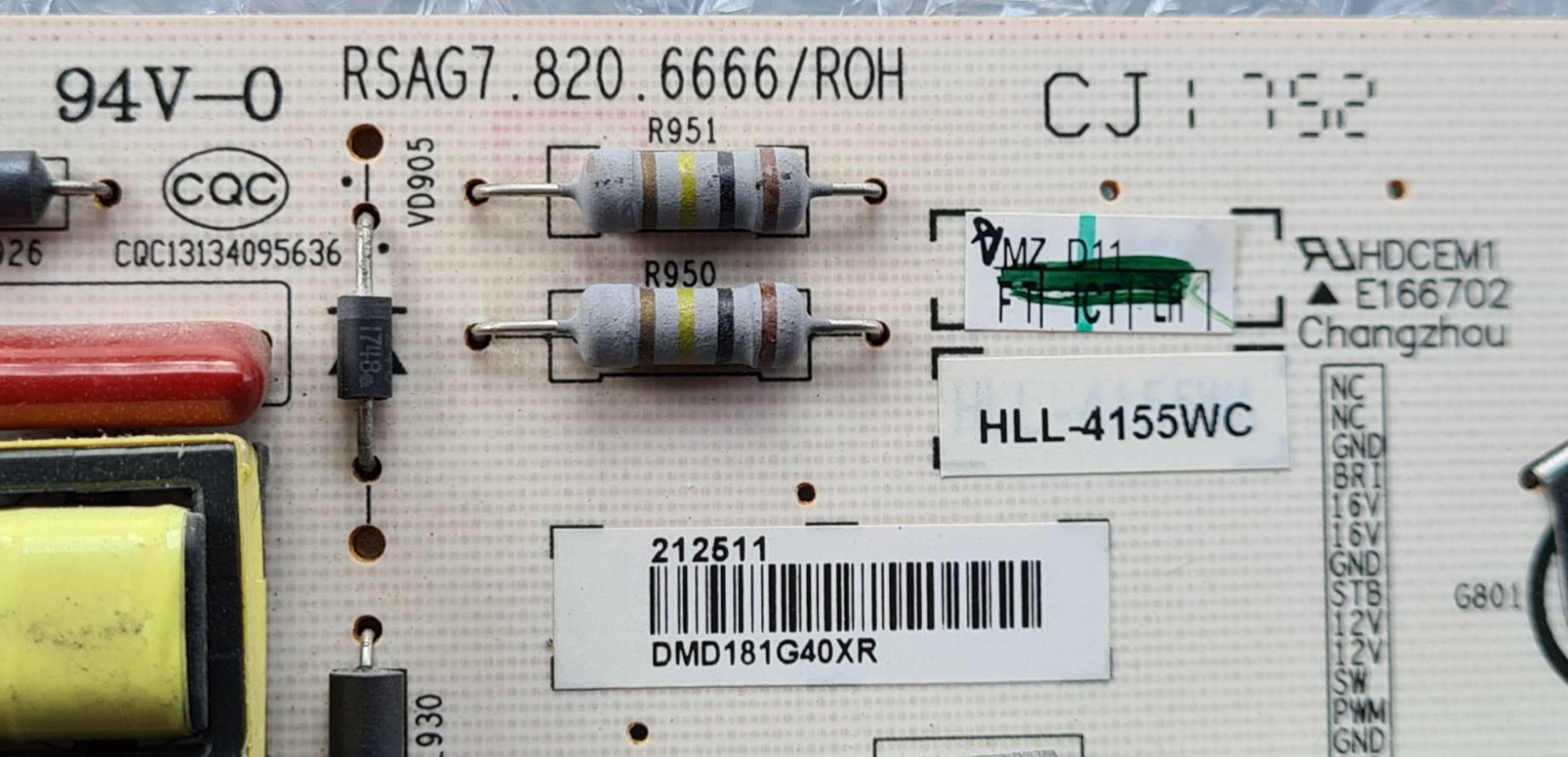 Power Supply Hisense 50N3000UW : RSAG7.820.6666/ROH