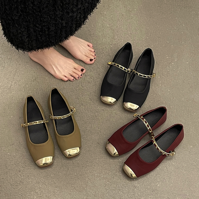 รองเท้าคัทชูผู้หญิงส้นเตี้ย ใส่สบาย มีขนาด35-40
