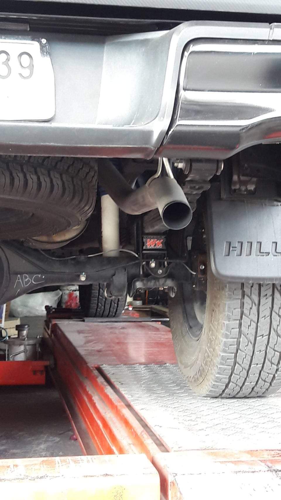 #ก้อนรองเพลาหลังปรับองศา WK #หนา 2.0 นิ้ว